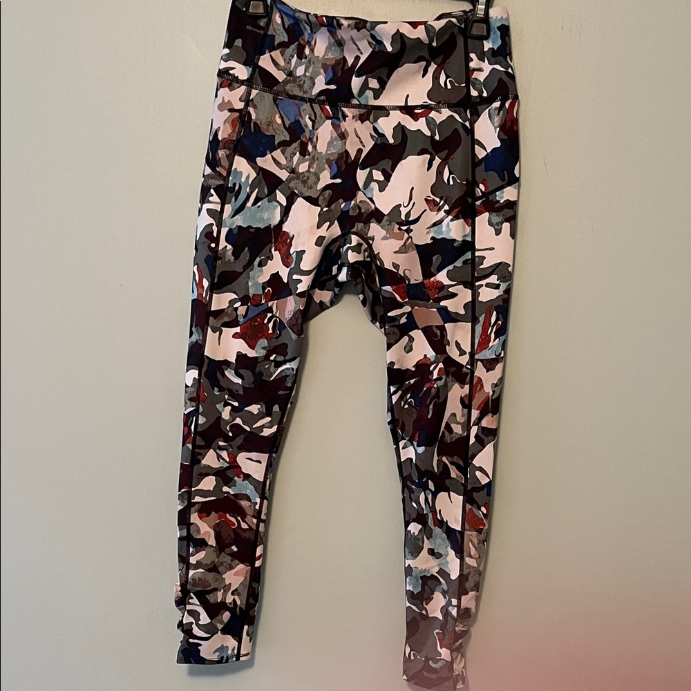FP Movement by Free People Multicolor Camouflage Leggings